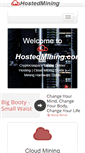 Mobile Screenshot of hostedmining.com